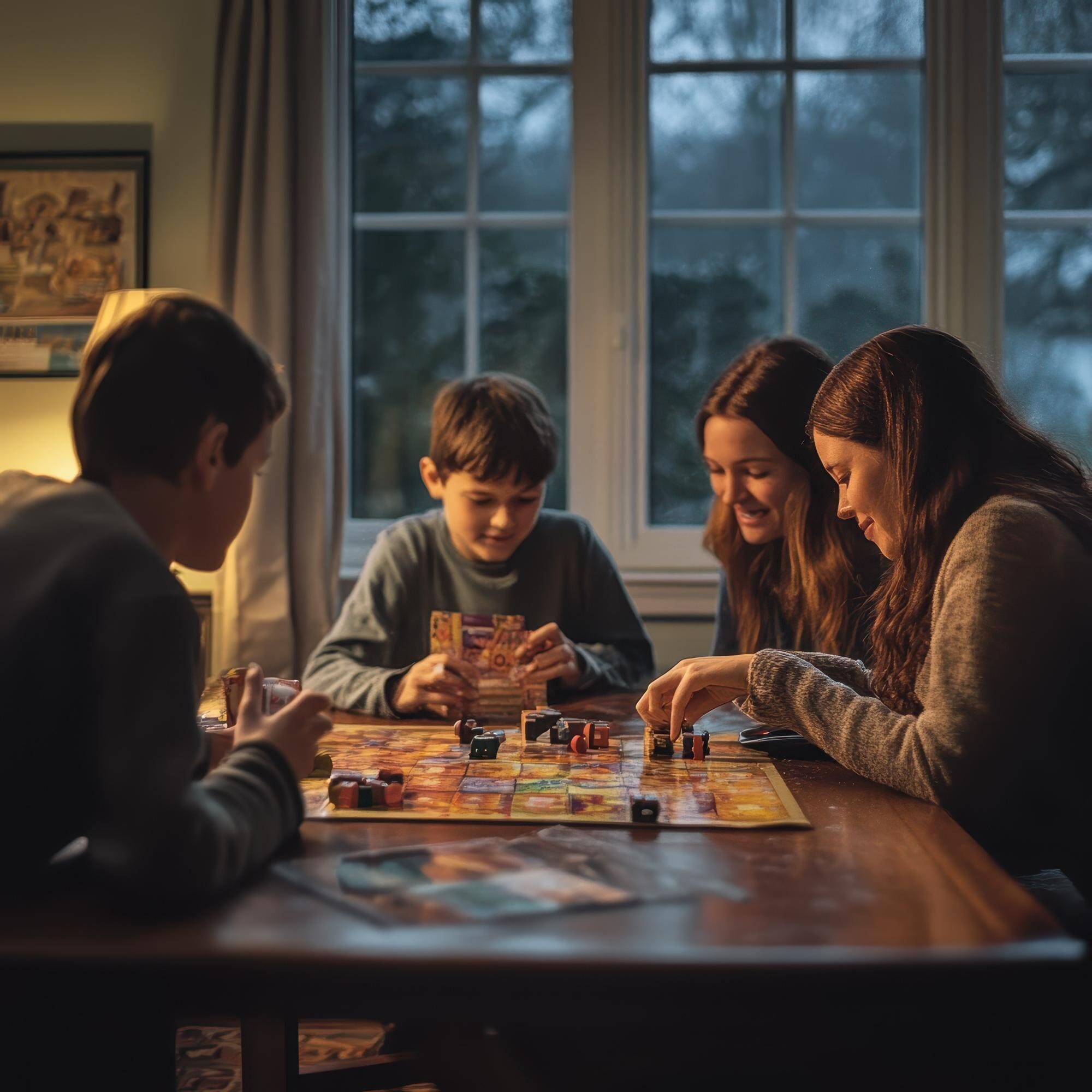 Acara team building perusahaan dengan game papan kooperatif